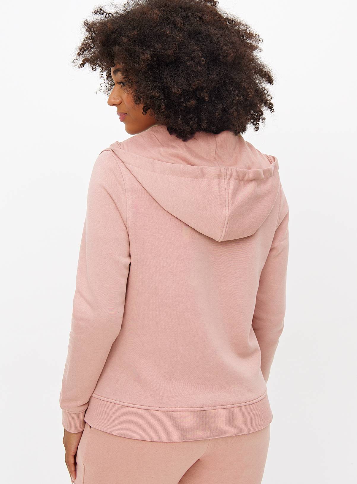 Pink Zip-Through Coord Hoodie L - Image 4
